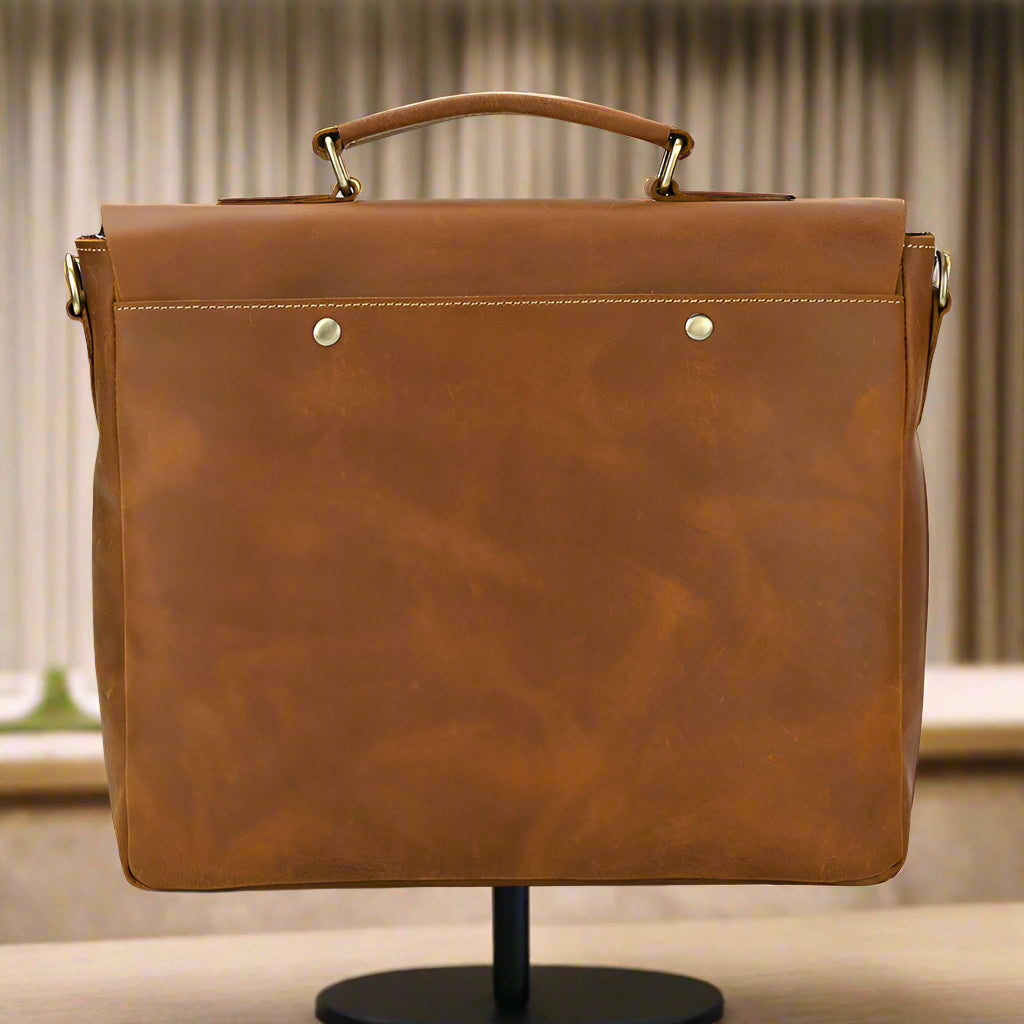 Crazy Horse Cowhide Crossbody Bag