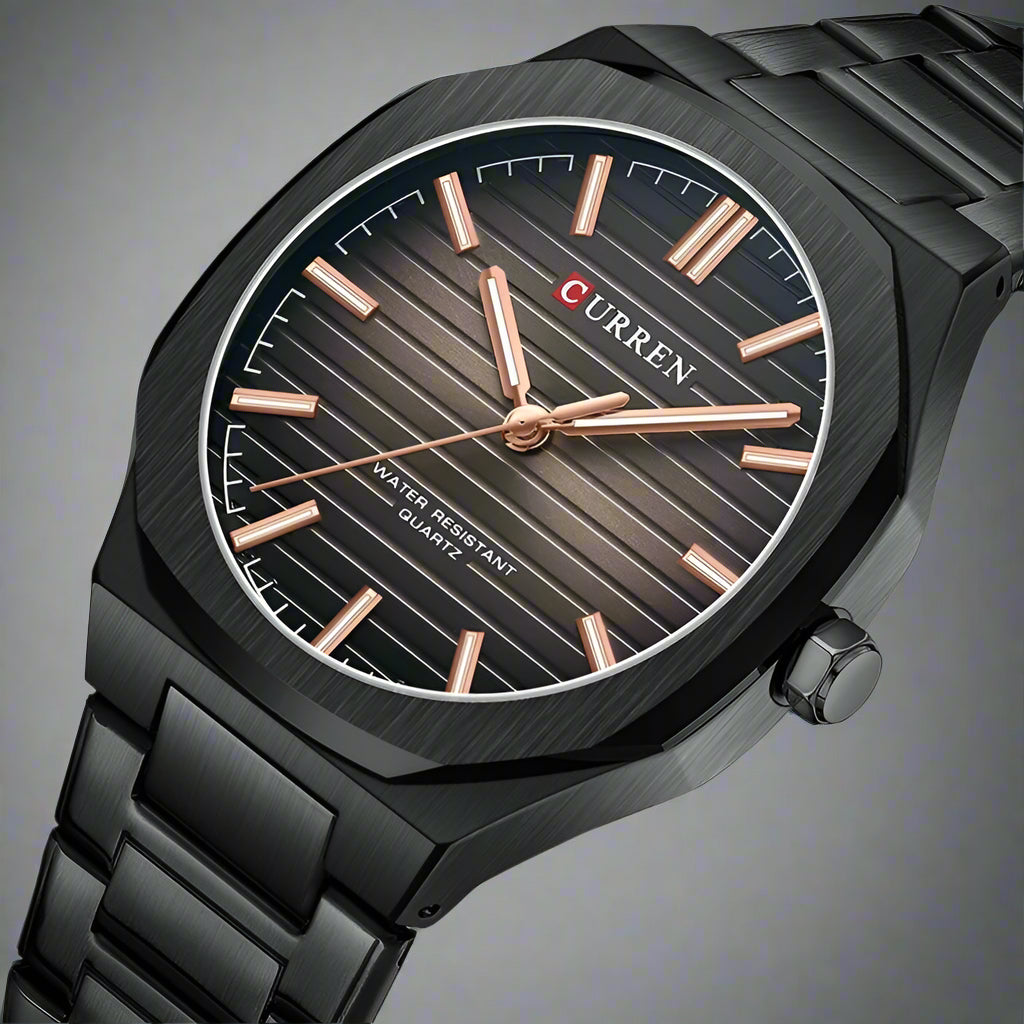 CUREN Steel Quartz Watch