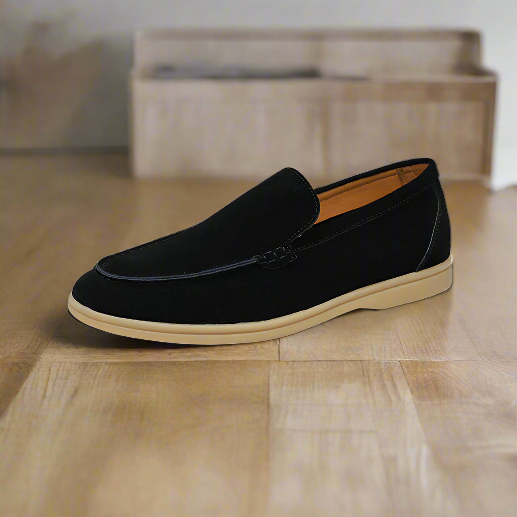 Shallow Mouth Leather Loafers