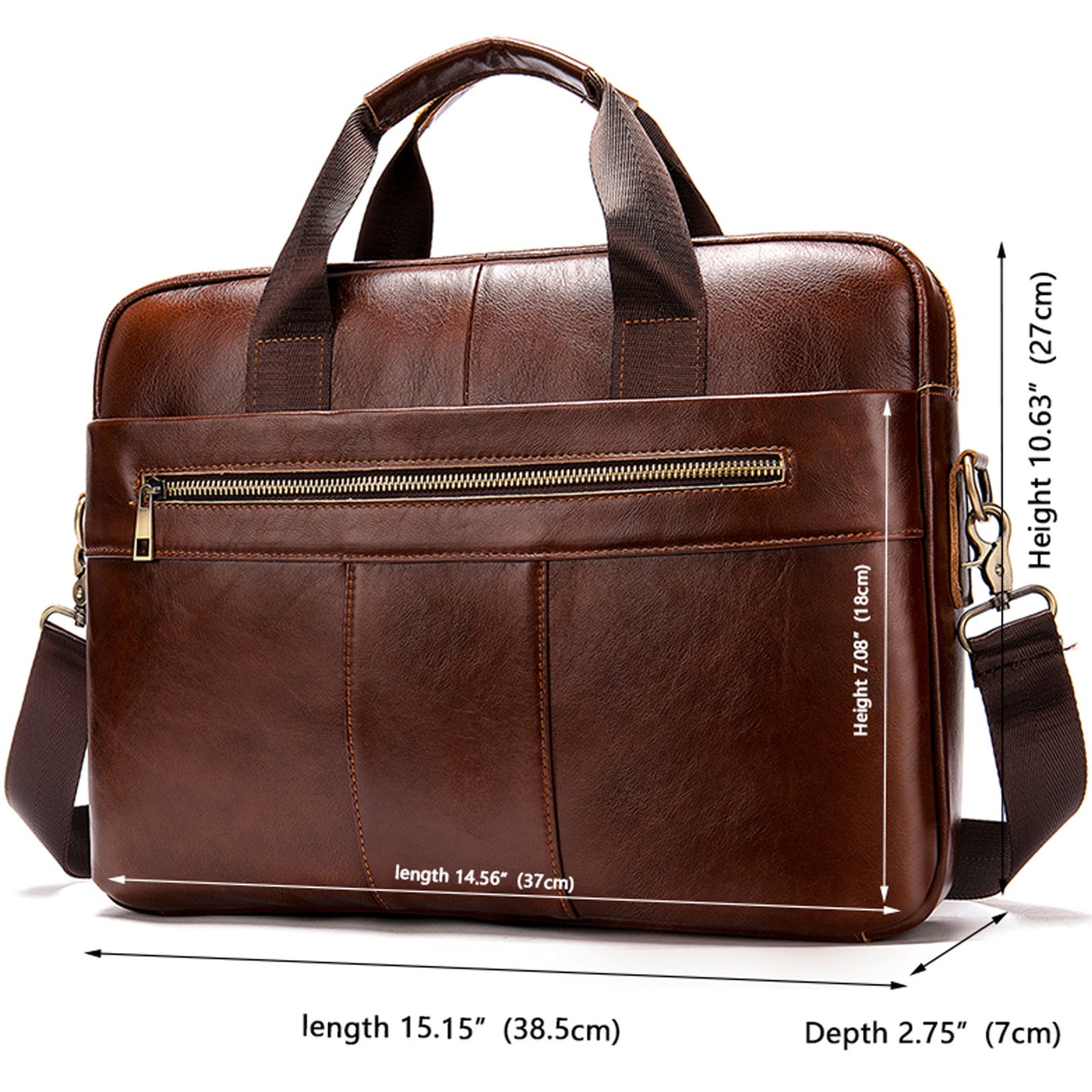 Stylish Leather Briefcase