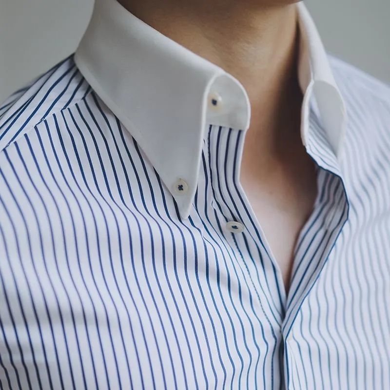 Casual Striped Vintage Men's Shirt