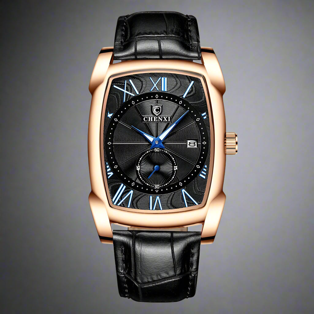 CHENXI Square Calendar Quartz Watch