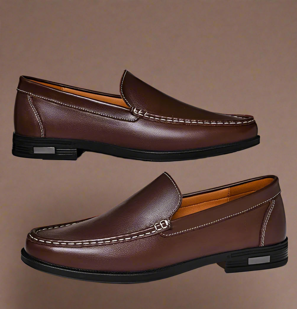 Cowhide Slip-On Loafers