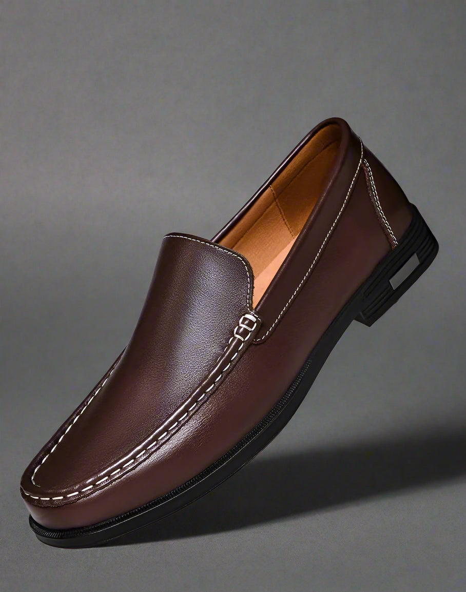 Cowhide Slip-On Loafers