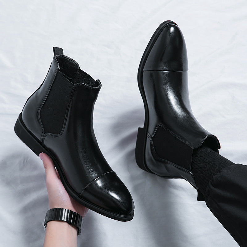 British High Top Chelsea Boots