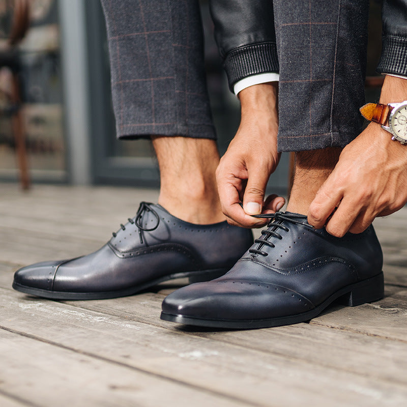 First Layer Cowhide Dress Shoes