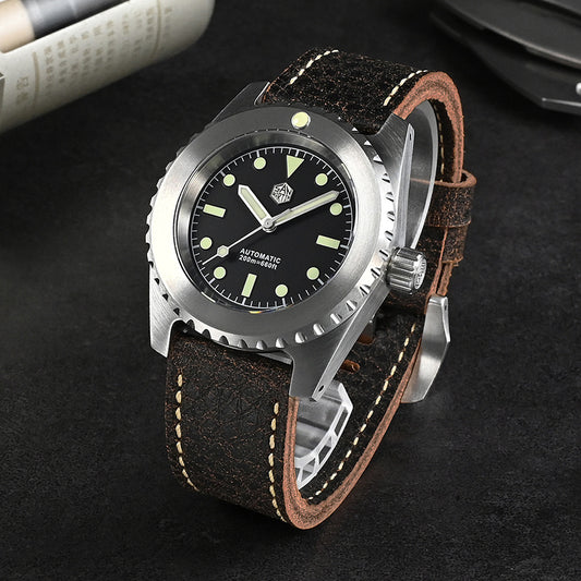 San Martin Stainless Steel Automatic Diving Sports Watch