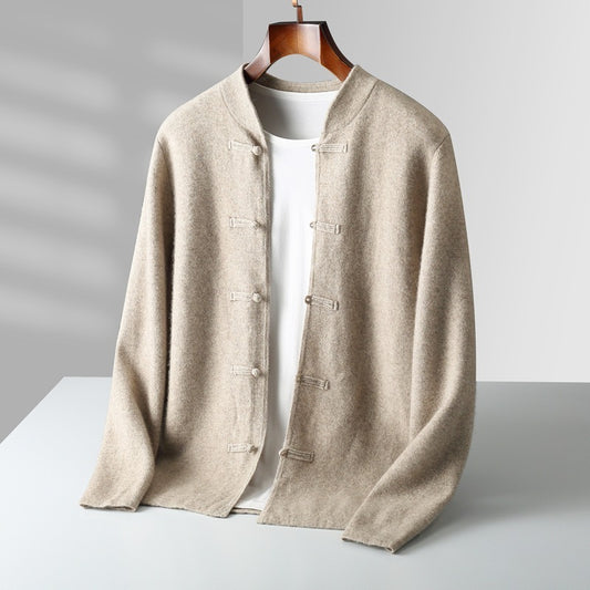 Button Down Thickened Wool Sweather