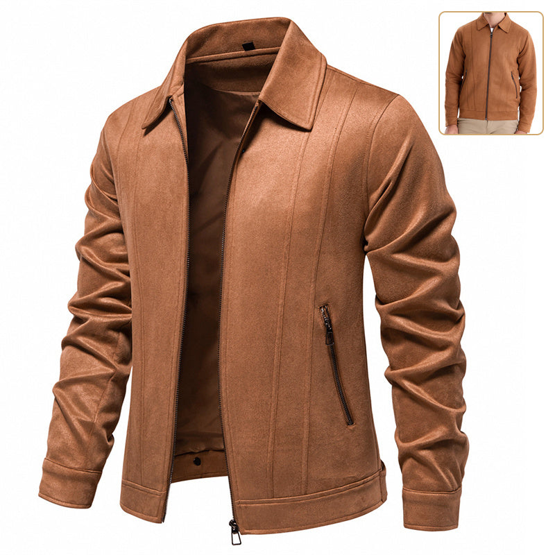 Lapel Zipper Jacket