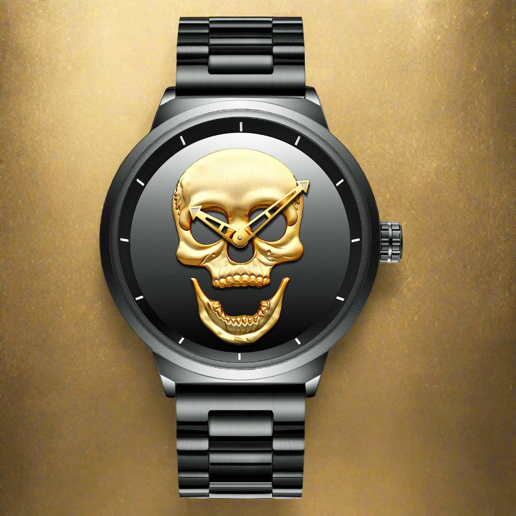 PAGANI DESIGN Skull Quartz Watch