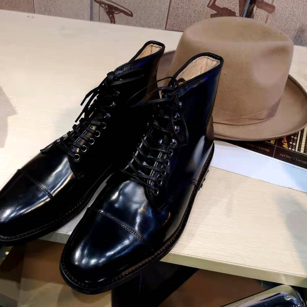 Three Joint Gentleman Suit Leather Shoes