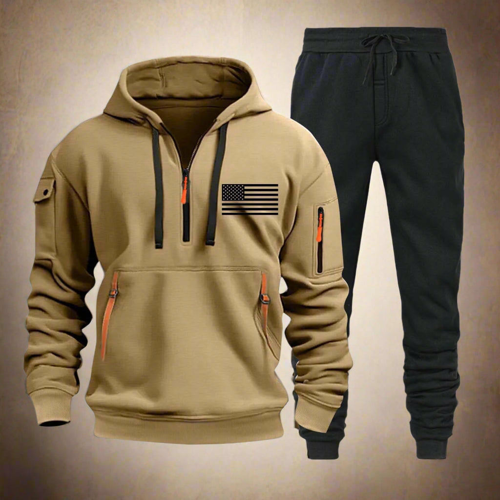 Old Glory On Board Pullover Sports Suit