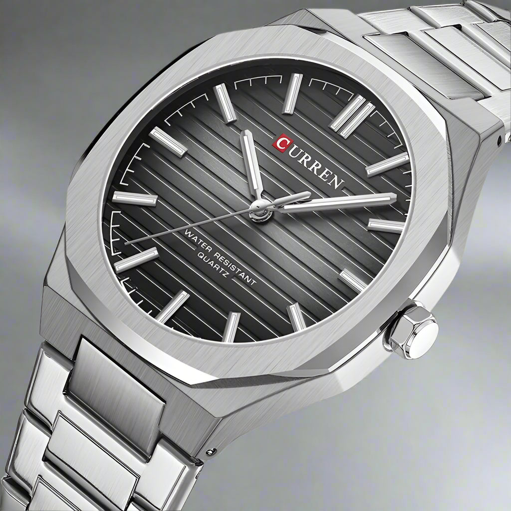 CUREN Steel Quartz Watch