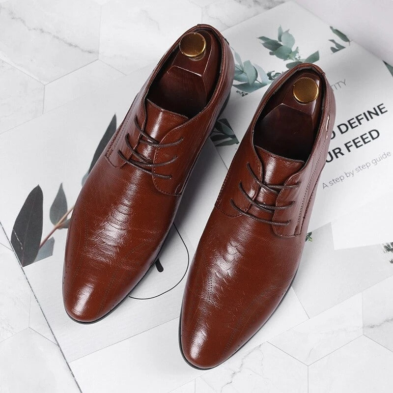 Carved Business Dress Shoes