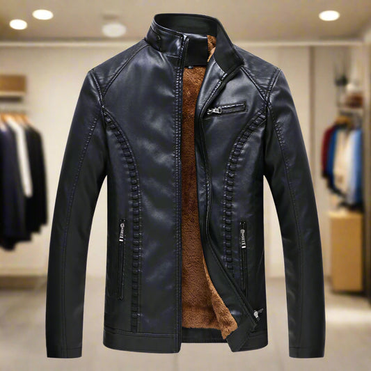 Cashmere Leather Jacket