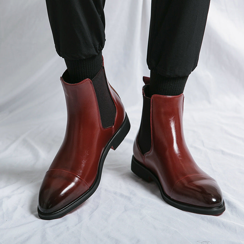 British High Top Chelsea Boots