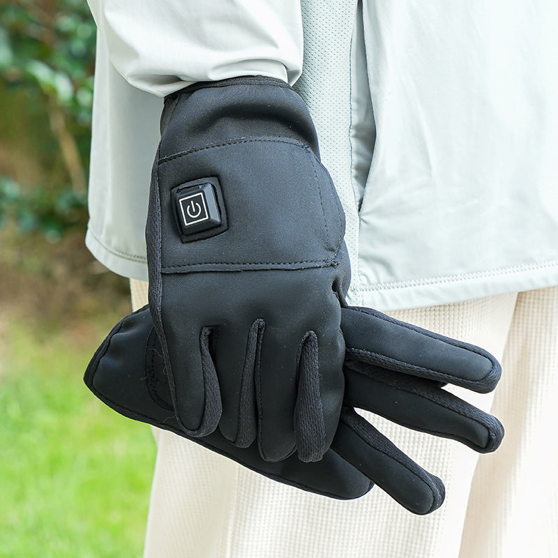 USB Charging Full Palm Heating Gloves