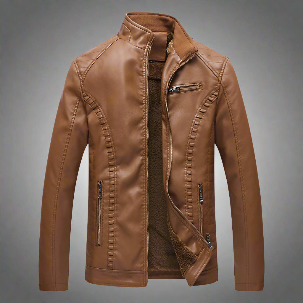 Cashmere Leather Jacket