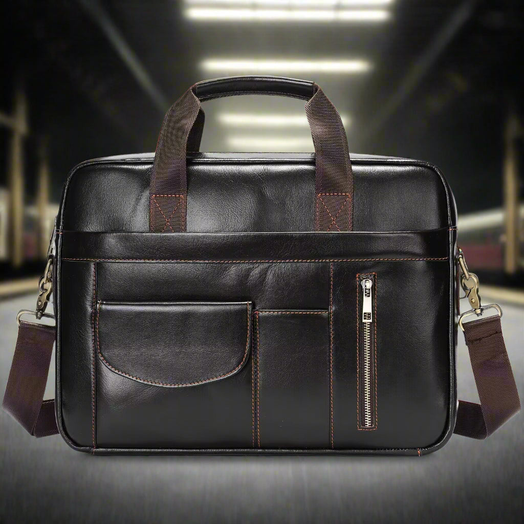 Stylish Leather Briefcase