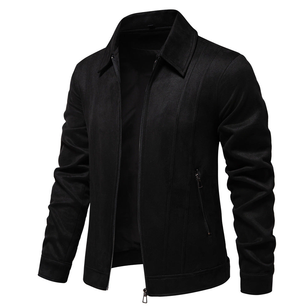 Lapel Zipper Jacket