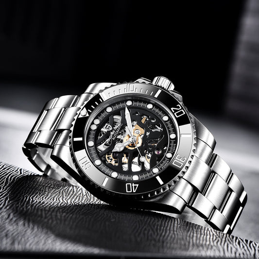 PAGANI Steel Band Automatic Watch