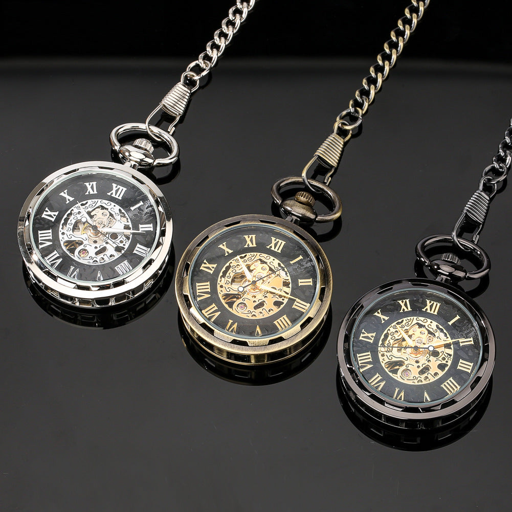 Hollow Roman Pocket Watch