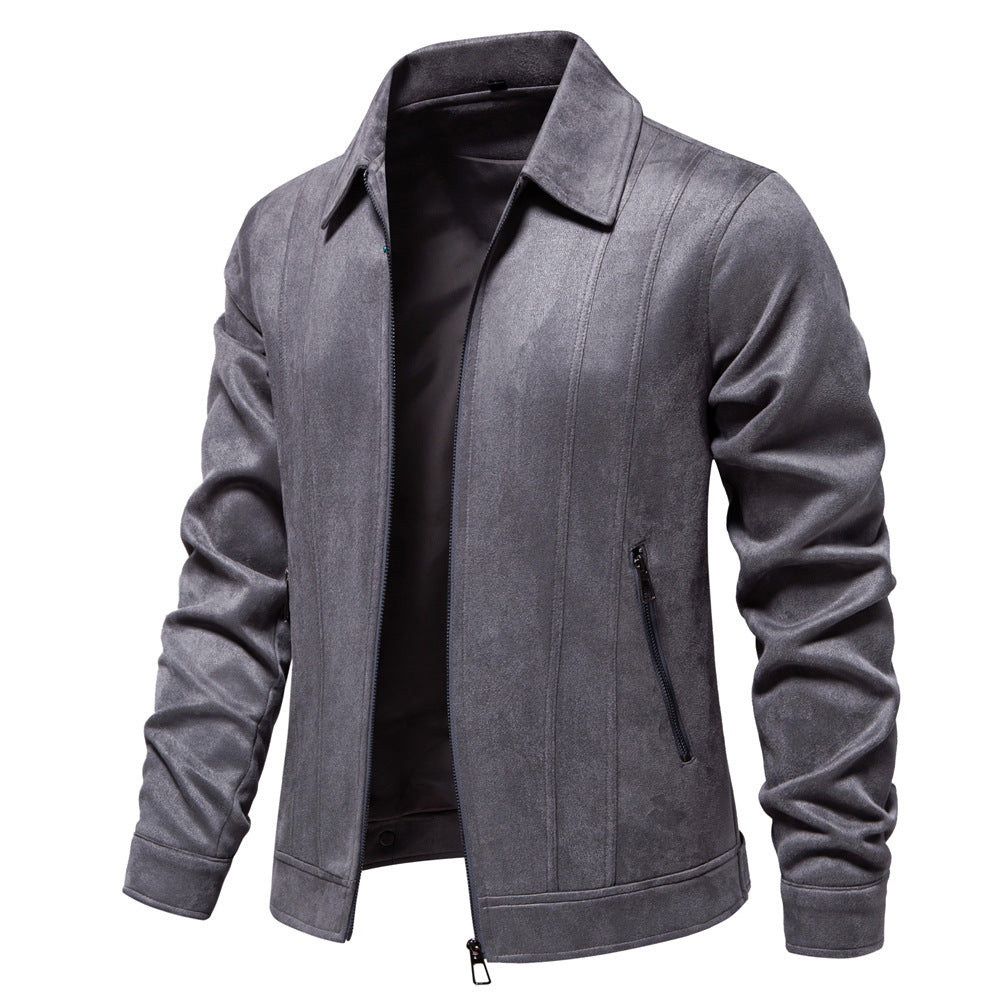 Lapel Zipper Jacket