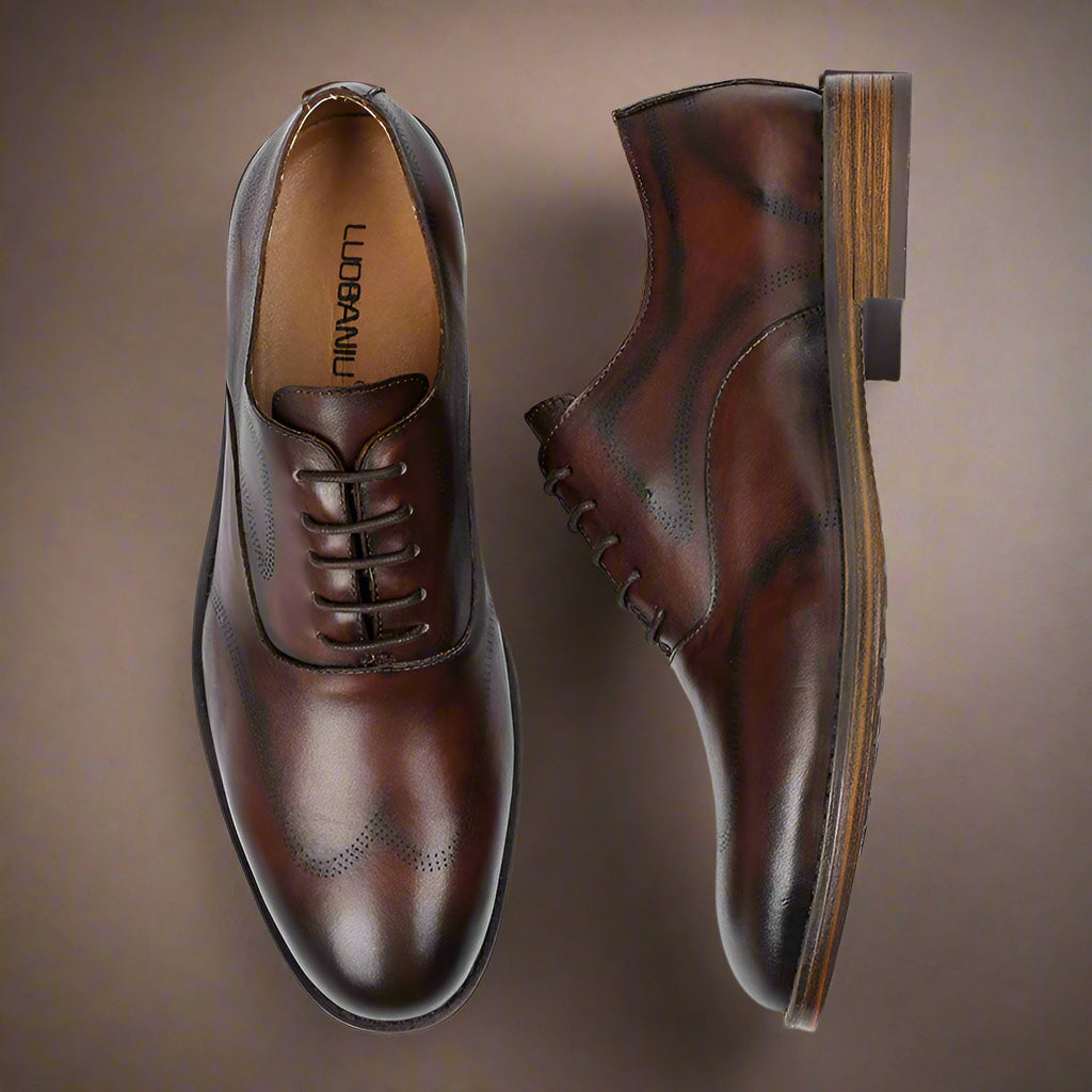 British Retro Polished Dress Shoes