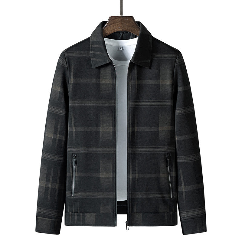 Turn-down Collar Coat