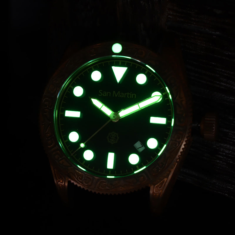 San Martin Bronze Automatic diving watch