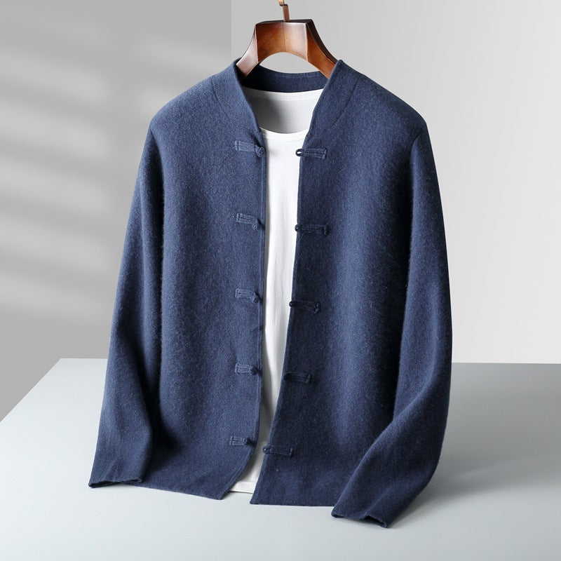 Button Down Thickened Wool Sweather