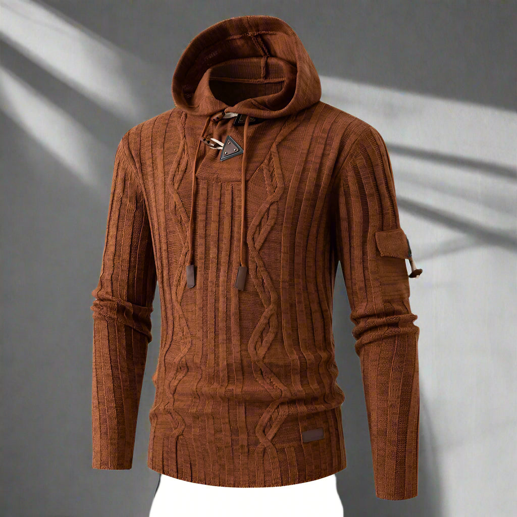 Horn Button Men's Sweater