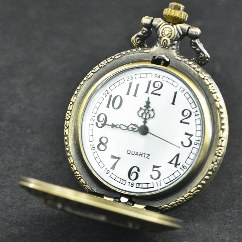 Freemason Bronze Pocket Bracelet Watch features a classic design with a detailed bronze finish, perfect for casual wear.