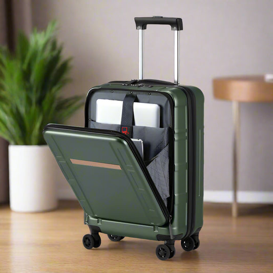 Front End 20 Inch Expandable Suitcase