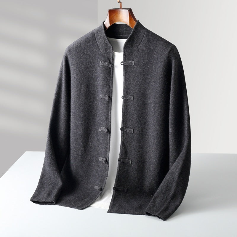 Button Down Thickened Wool Sweather