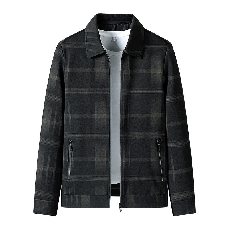 Turn-down Collar Coat