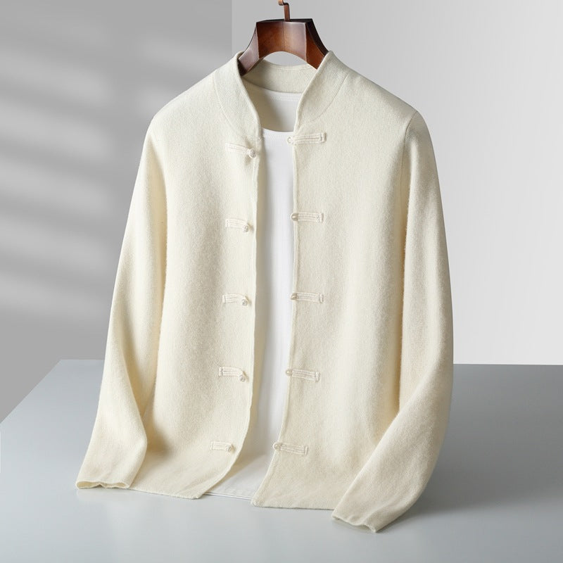 Button Down Thickened Wool Sweather