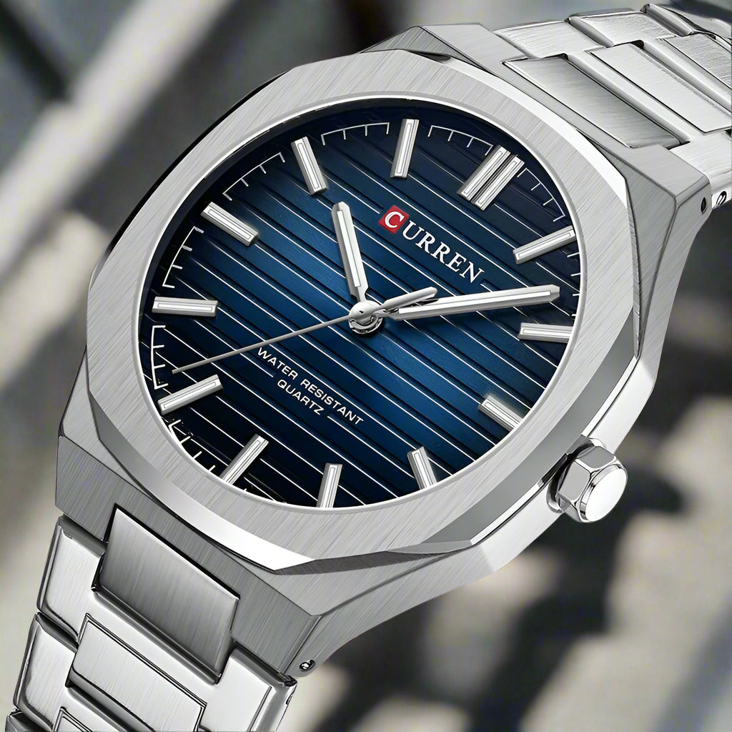 CUREN Steel Quartz Watch