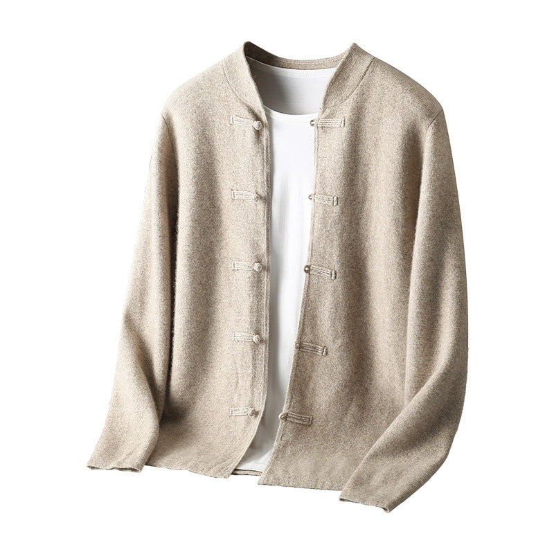 Button Down Thickened Wool Sweather